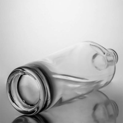 Tequila Industrial Beverage Clear Flint Glass Bottle with Wood Cork 700ml 500ml 1000ml