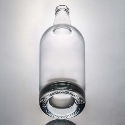 Customized Logo High Flint Gin Rum Liquor Glass Bottle with Cork 700ml 800ml 1000ml