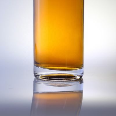 Glass Liquor Bottle Round 75cl Bottle For Cork Cap Type 1000ml 1750ml Collar Material