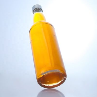 SCREW CAP Customized Logo 500ml 700ml Clear Flint Tequila Whisky Vodka Glass Bottle