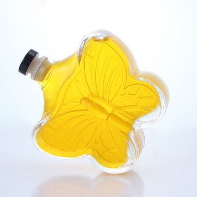 Beverage 330ml Clear Super Flint Empty Glass Bottles with Customized Logo