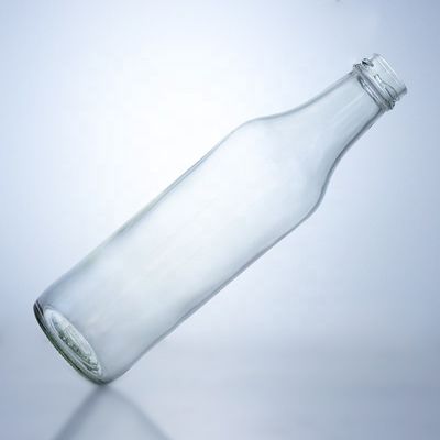 Clear Whisky Vodka Glass Bottle Unique 650ml Special-Shaped with Screw Top Finish