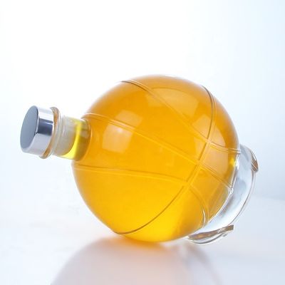 350ml 500ml Popular Shaped Transparent Liquor Glass Bottle for Whisky Rum Gin Brandy