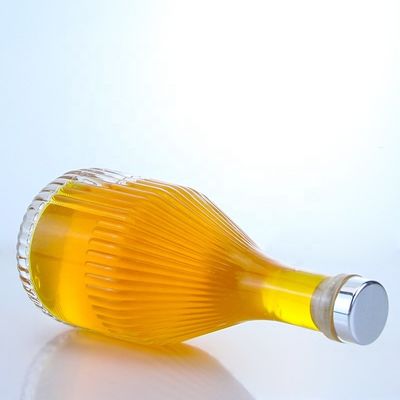 Flint Glass 500ml 750ml 1000ml Special Shaped Vodka Whisky Bottle with Customized Logo