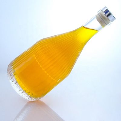 Flint Glass 500ml 750ml 1000ml Special Shaped Vodka Whisky Bottle with Customized Logo