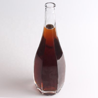 Transparent 750ml Flint Glass Empty Liquor Rum Gin Spirits Vodka Tequila Bottles with Cork