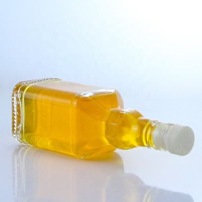 350ml 500ml Screw Cap Flint Glass Transparent Bottle for Whisky Vodka Champagne Tequila Gin Rum
