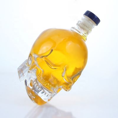Other Beverage Popular Shaped Transparent 700ml 750ml Bottle for Whisky Rum Gin Brandy
