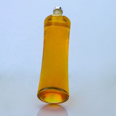 Glass Bottle for Vodka Gin Rum Whisky Brandy 500ml 750ml 1000ml Transparent Empty