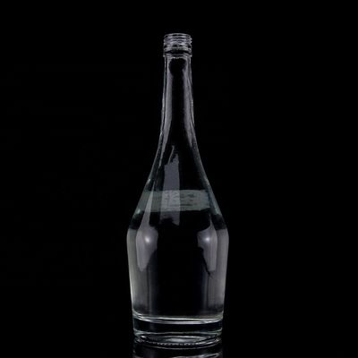 Hot Stamping Customized 700ml 750ml Glass Bottle for Whisky Gin Vodka Rum Liquor