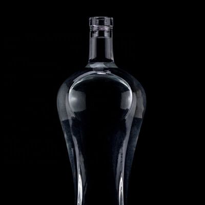 Clear 200ml 375ml 500ml 750ml Glass Liquor Wine Whisky Vodka Tequila Bottle With Cork