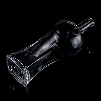Clear 200ml 375ml 500ml 750ml Glass Liquor Wine Whisky Vodka Tequila Bottle With Cork