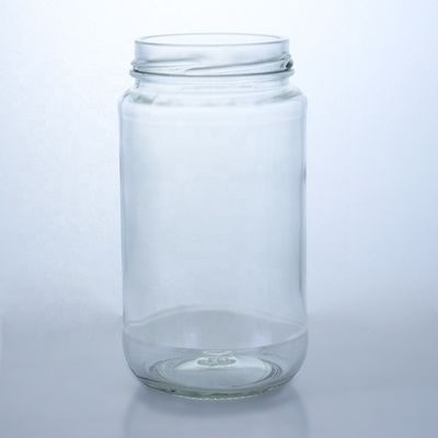 Wine Screw Cap Elegant 410ml 500ml Transparent Glass Bottle for Salad Chili Sauce Ketchup