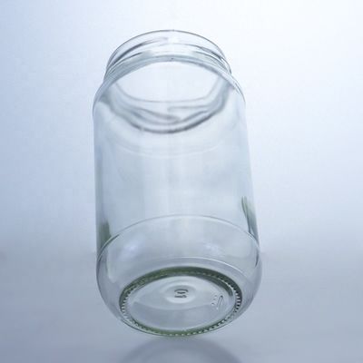 Wine Screw Cap Elegant 410ml 500ml Transparent Glass Bottle for Salad Chili Sauce Ketchup
