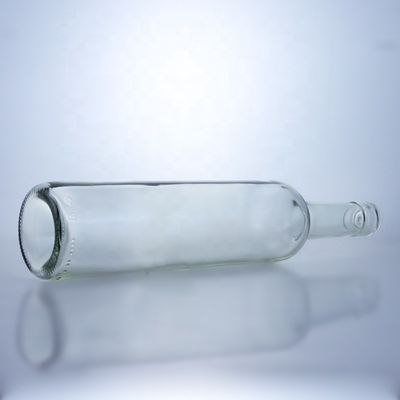 500ml 700ml 750ml 1000ml Clear Glass Bottle for Whisky Hot Stamping Surface Handling