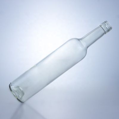 500ml 700ml 750ml 1000ml Clear Glass Bottle for Whisky Hot Stamping Surface Handling
