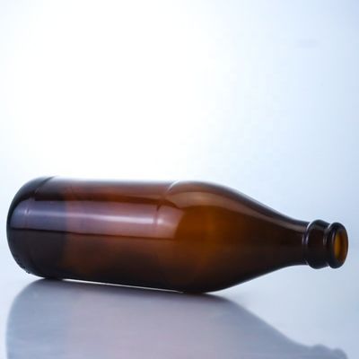 SCREW CAP Beer Empty Glass Bottles with Crown Caps 700ml 750ml Creative Small Amber Bottle