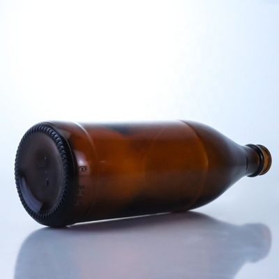 SCREW CAP Beer Empty Glass Bottles with Crown Caps 700ml 750ml Creative Small Amber Bottle