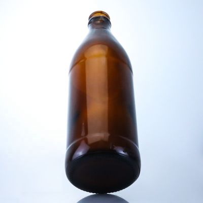 SCREW CAP Beer Empty Glass Bottles with Crown Caps 700ml 750ml Creative Small Amber Bottle