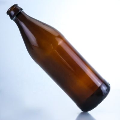 SCREW CAP Beer Empty Glass Bottles with Crown Caps 700ml 750ml Creative Small Amber Bottle