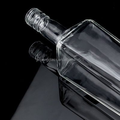 Flint Glass 500ml 750ml 1000ml Special Shaped Empty Bottle for Vodka Whisky Gin Rum