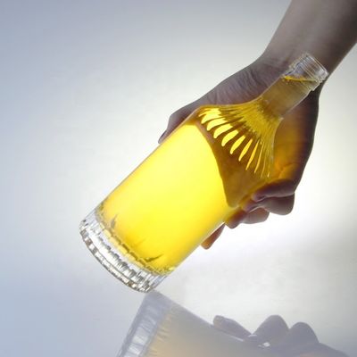 Screw Cap Glass Bottle for Whisky Vodka Champagne Tequila Gin Rum 750ml 1000ml Transparent