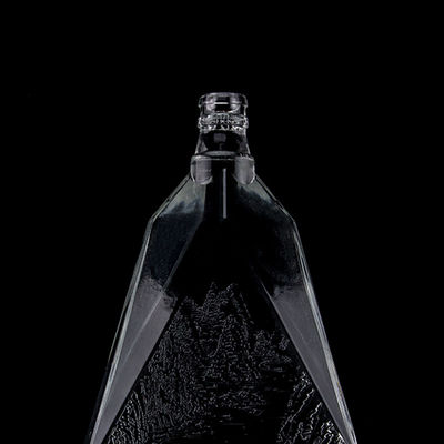 Thick Bottom Clear Flint Glass Bottle for Gin Whisky Rum Tequila and Brandy 2022 Design