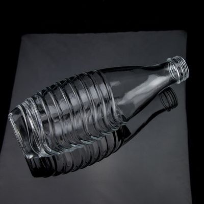 Vodka Glass Collar 750ml 1000ml Clear Flint Gin Rum Champagne Tequila Whisky Bottle
