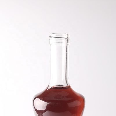 500ml 750ml 1000ml Glass Bottle for Tequila Customized Transparent Body Material