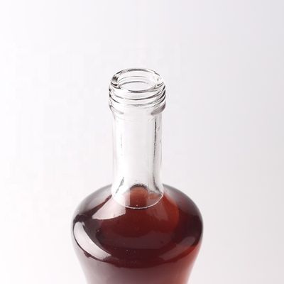 500ml 750ml 1000ml Glass Bottle for Tequila Customized Transparent Body Material