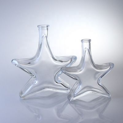 Special Shaped Whisky Vodka and Brandy Glass Bottle with Cork Top Finish Made of Glass