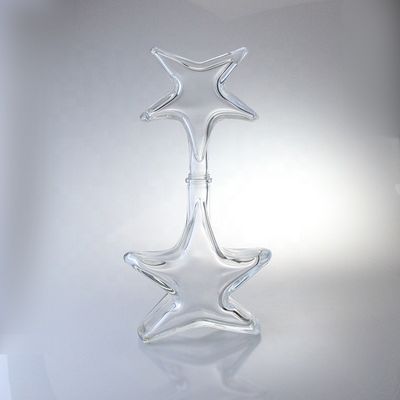Special Shaped Whisky Vodka and Brandy Glass Bottle with Cork Top Finish Made of Glass