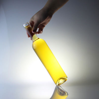 Base Material Glass Liquor Bottle 500ml 750ml 1000ml for Vodka Brandy Whiskey Wine