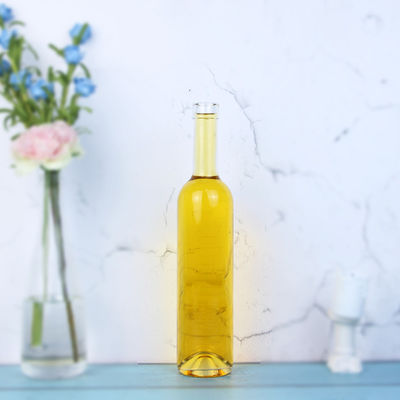 Base Material Glass Liquor Bottle 500ml 750ml 1000ml for Vodka Brandy Whiskey Wine