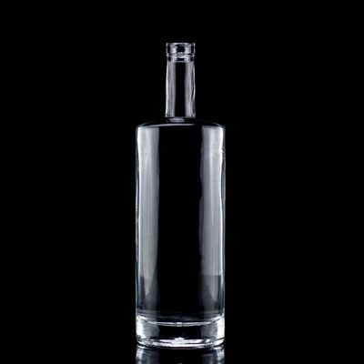 1750ml 1000ml Glass Bottles for Liquor Customized Round Vodka Bottle Versatile Usage
