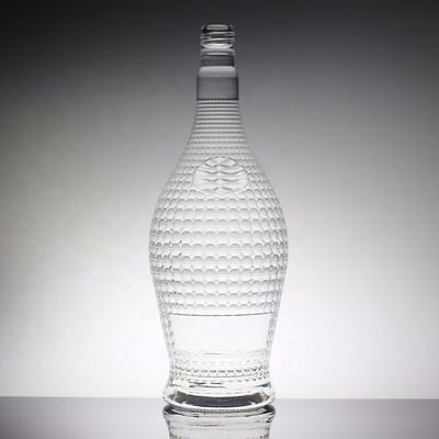 Decal Glass Vodka Bottle 1 Liter 1.75 Liter Empty 500ml 700ml 750ml Champagne Bottle