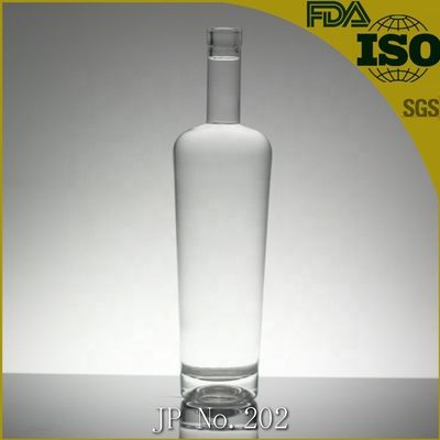 1 Liter Glass Bottle With Rubber Stopper For Liquor With Screen Printing