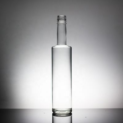 Engraving 1 Liter Glass Bottle With Cork Cap for Liquor Whisky Vodka