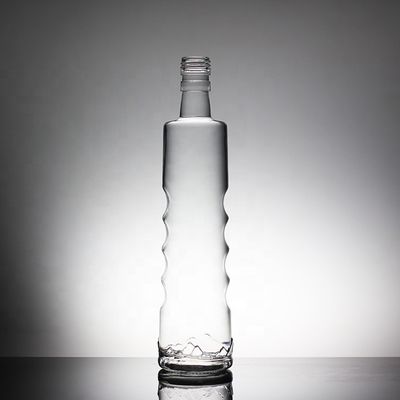 Beautiful Women Body Shaped Glass Bottle with Cork Sealing Type