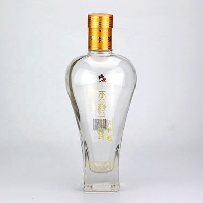 Glass Sealing Type CROWN CAP 500ml 750ml Ginseng Liquor Bottle From Medicated Liquor