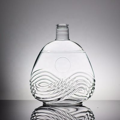 Unique 500ml Bomb Shaped Glass Bottle for Customized Liquor Packaging