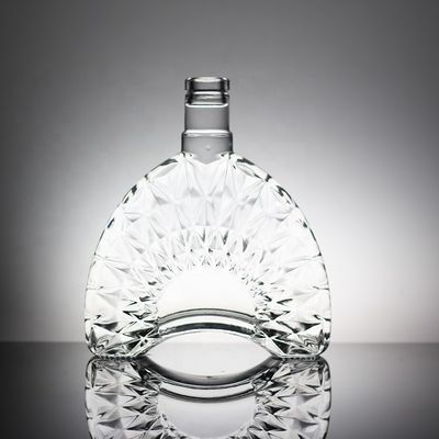 Unique 500ml Bomb Shaped Glass Bottle for Customized Liquor Packaging