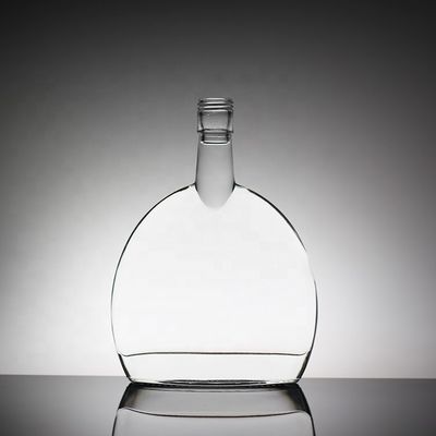 Unique 500ml Bomb Shaped Glass Bottle for Customized Liquor Packaging