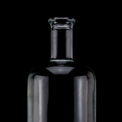 Glass Bottle For Liquor 750ml Capacity Acid Etch Surface Glass Material