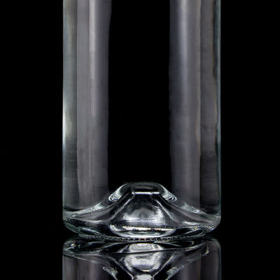 Glass Bottle For Liquor 750ml Capacity Acid Etch Surface Glass Material
