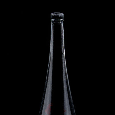 Cone Shape Screen Printing Vodka Whisky Liquor Glass Bottle 750ml with Super Flint Glass